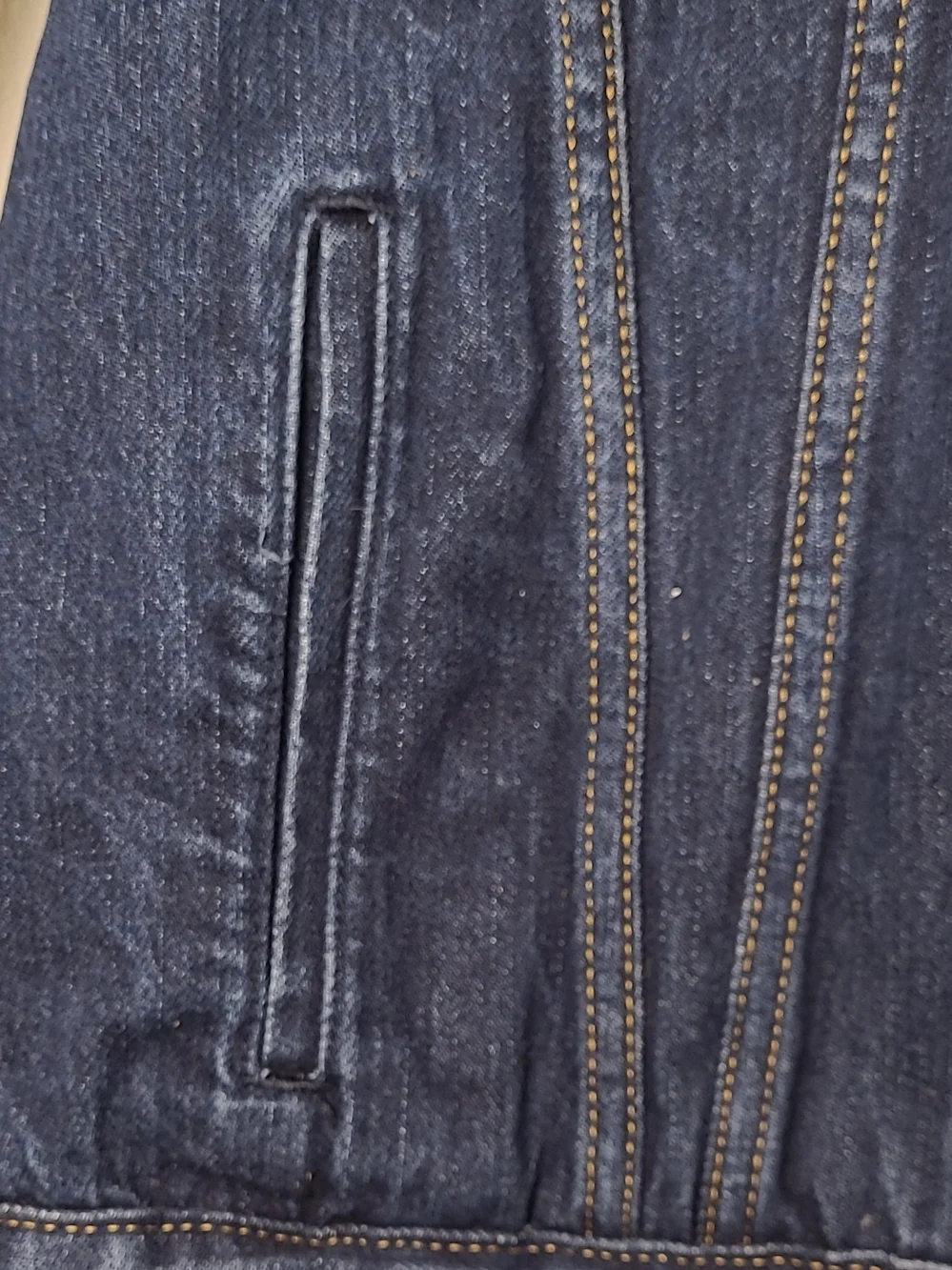 Levi's Strauss & Co. Trucker Men's Dark Blue Sherpa-Lined Denim Jacket Size XL